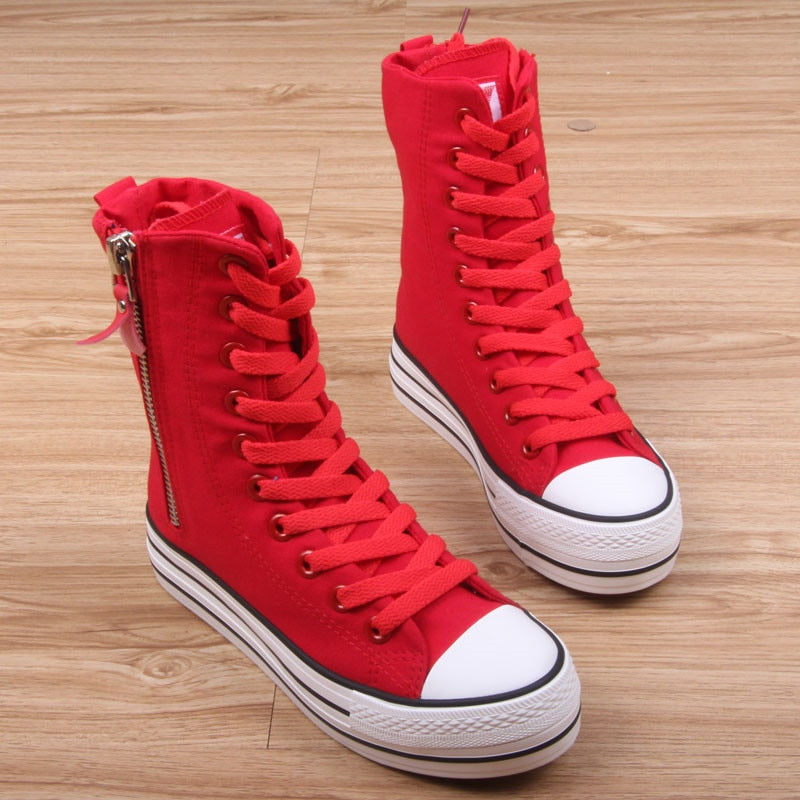 Fashion Women Sneakers Denim Casual Shoes Female Summer Canvas Shoes