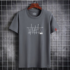 Mens T Shirts Casual Short Sleeve Summer Top Tees Fashion Clothes