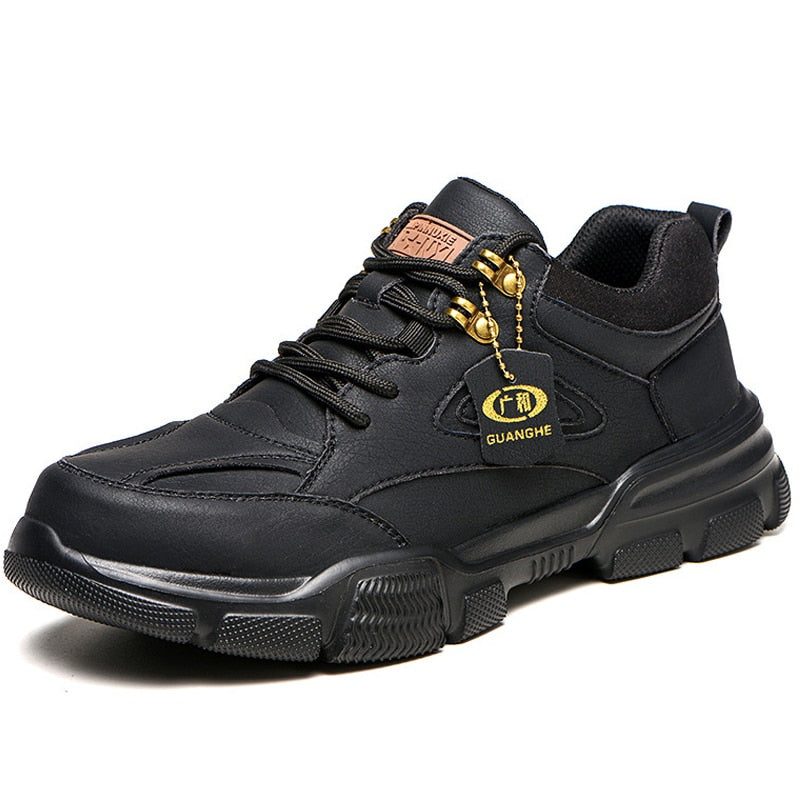 Work Safety Shoes Steel Toe Anti-puncture Indestructible Men Safety Boots