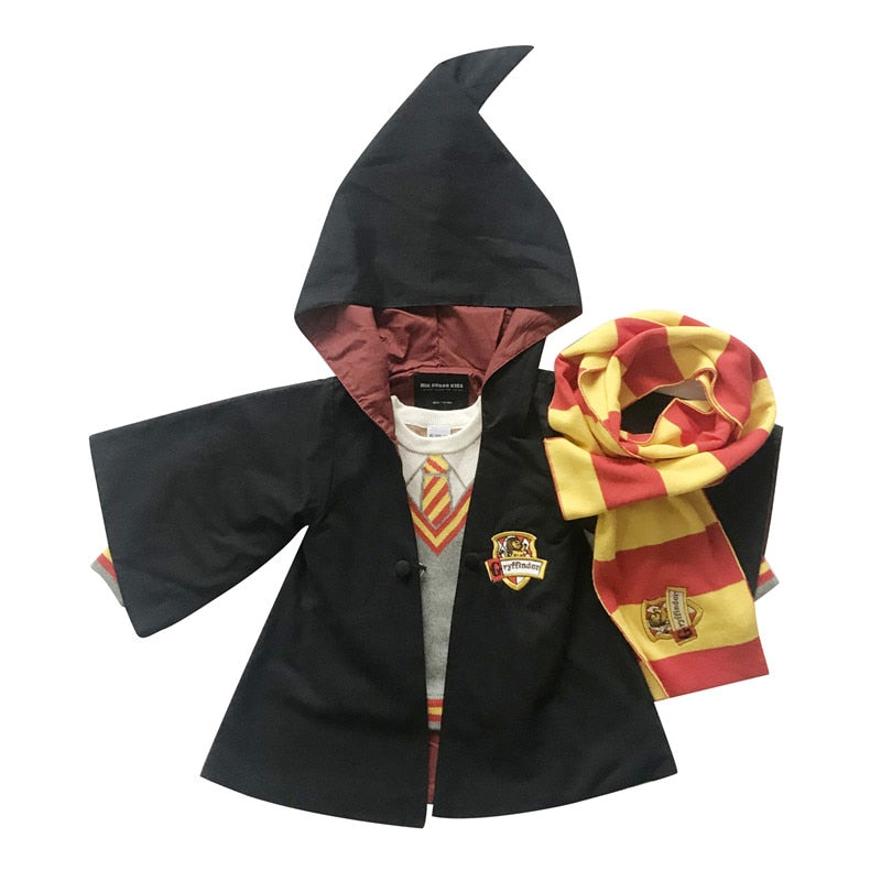 Autumn and Winter Dresses Kids' Children's Wizard Christmas