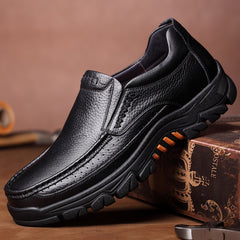 Genuine Leather Shoes Men Loafers Soft Leather Men Casual Shoes