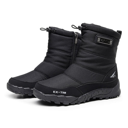 Snow boots Men Hiking Shoes waterproof winter boots With Fur winter shoes