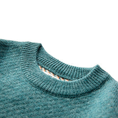 Men Cows Vintage Winter Warm Daily Knitwear Pullover Male Korean Fashions