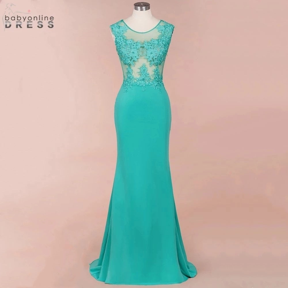Homecoming Dresses: Prom Dresses Long Illusion Sleeveless Evening Party