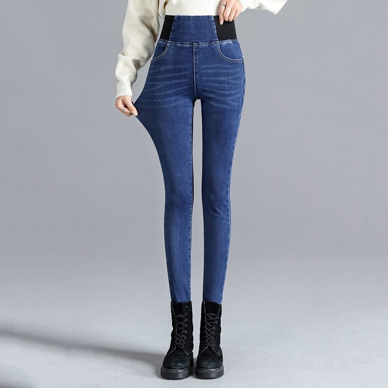 Pants Plus Size 26-34 Slim Jeans For Women Skinny High Waist Jeans
