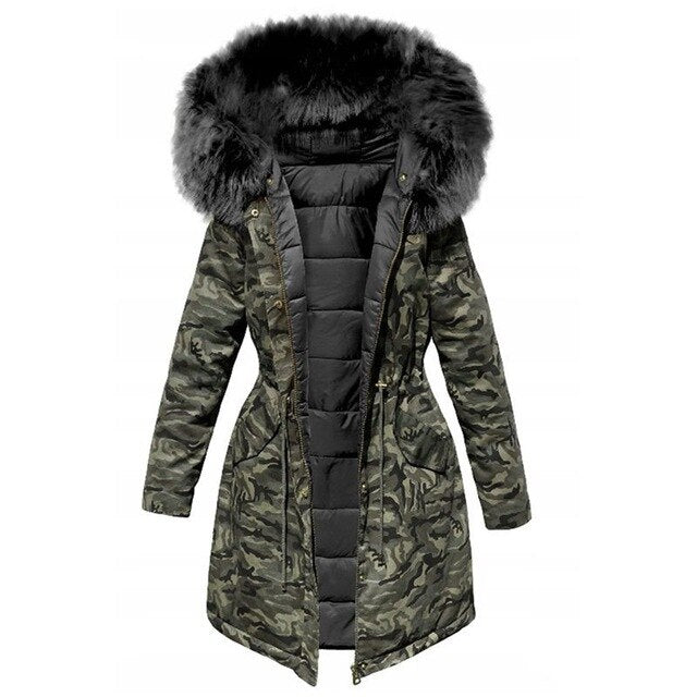 Velvet thick denim jacket female winter big faux fur collar coat female student short coat