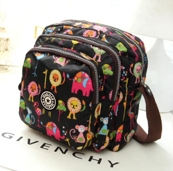 Fashion Women Messenger Bags Vintage Flower Printing Women Bag