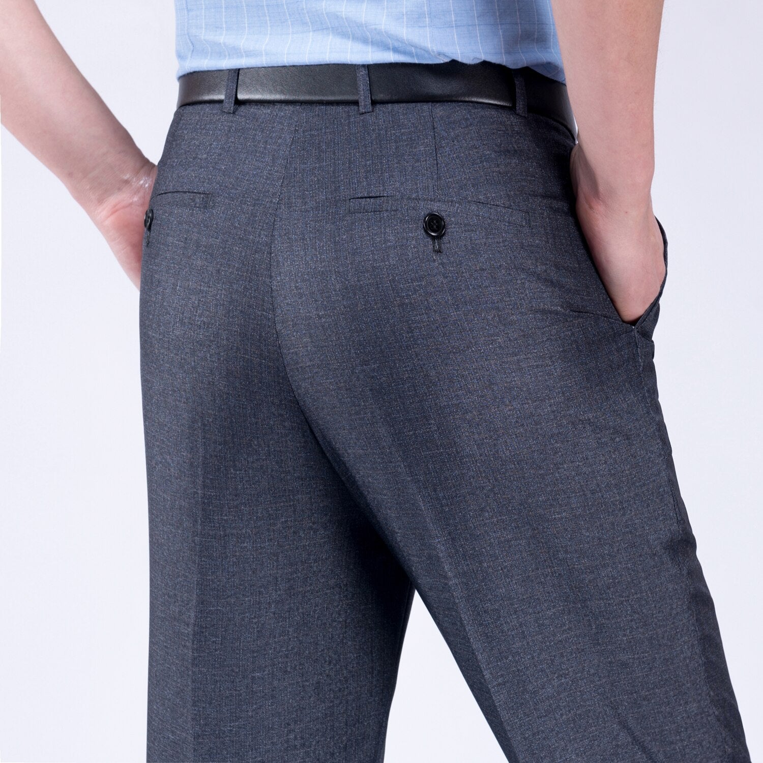 8 Colors Big Size 29-56 Business Suit Pants Men Casual Wrinkle-Resistant