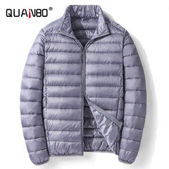 Men Lightweight Packable Down Jacket Breathable Puffy Coat