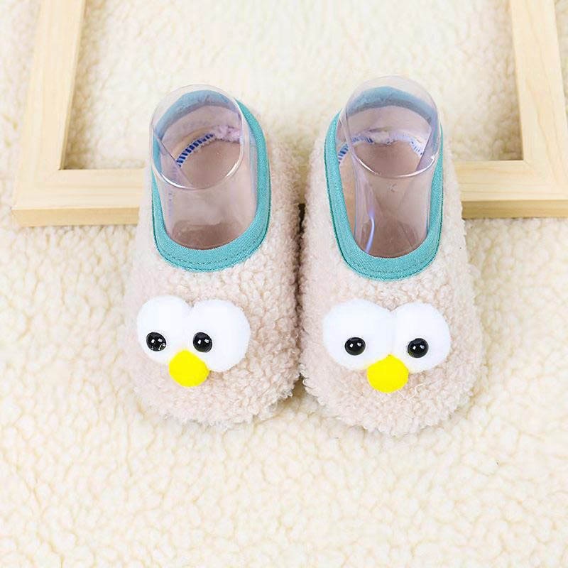 Winter Children Floor Shoes For Baby Slippers Infant Toddler Plush Warm