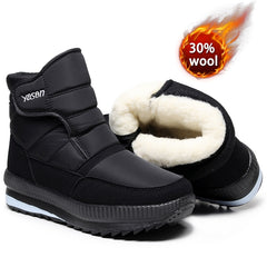 SNOW SHOES  Men Boots Winter with Fur Warm Snow Boots Men Winter