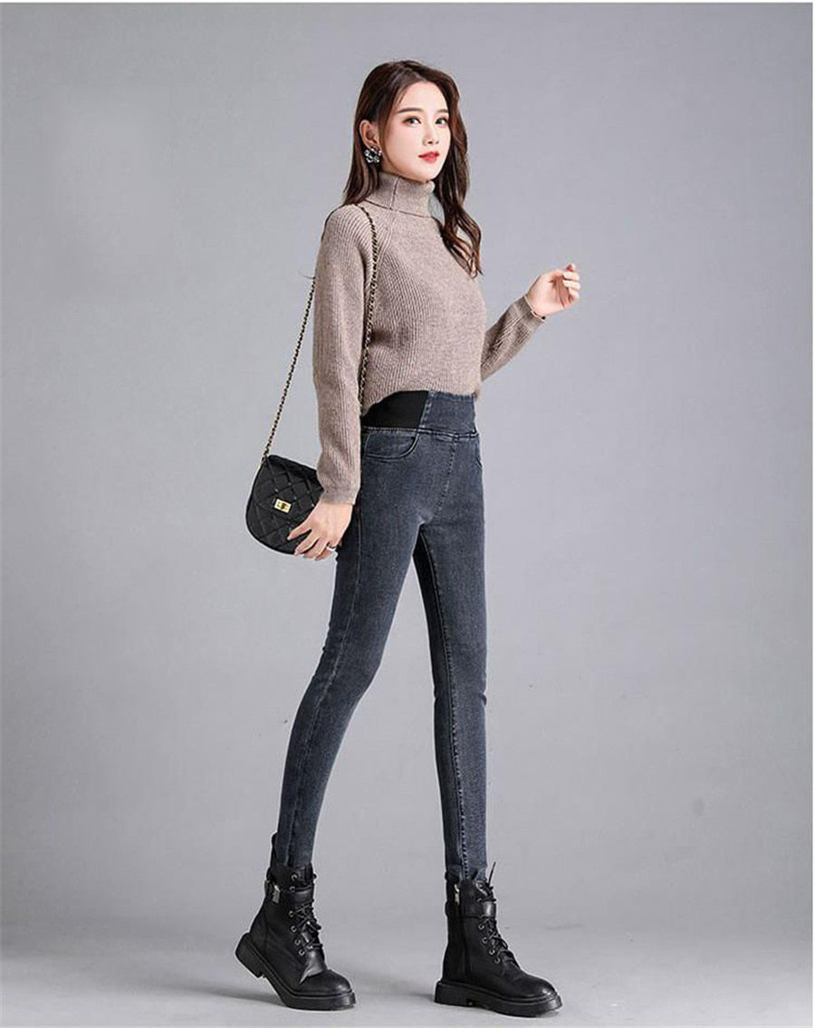Pants Plus Size 26-34 Slim Jeans For Women Skinny High Waist Jeans
