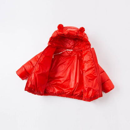 dave bella winter baby unisex fashion cartoon hooded down coat children