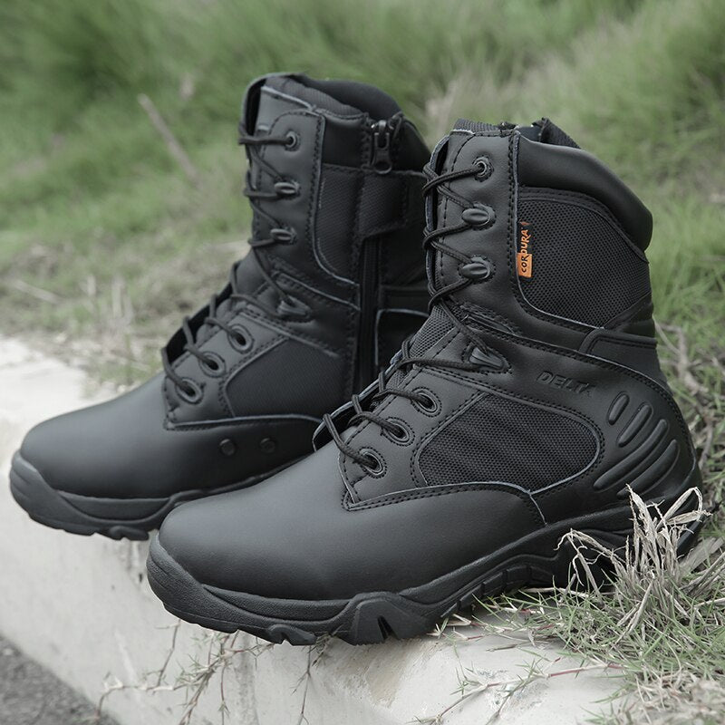 Military Tactical Mens Boots Special Force Leather Waterproof Desert