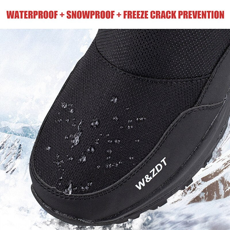 Winter Men's Boots Winter Shoes Men Snow Boots Waterproof