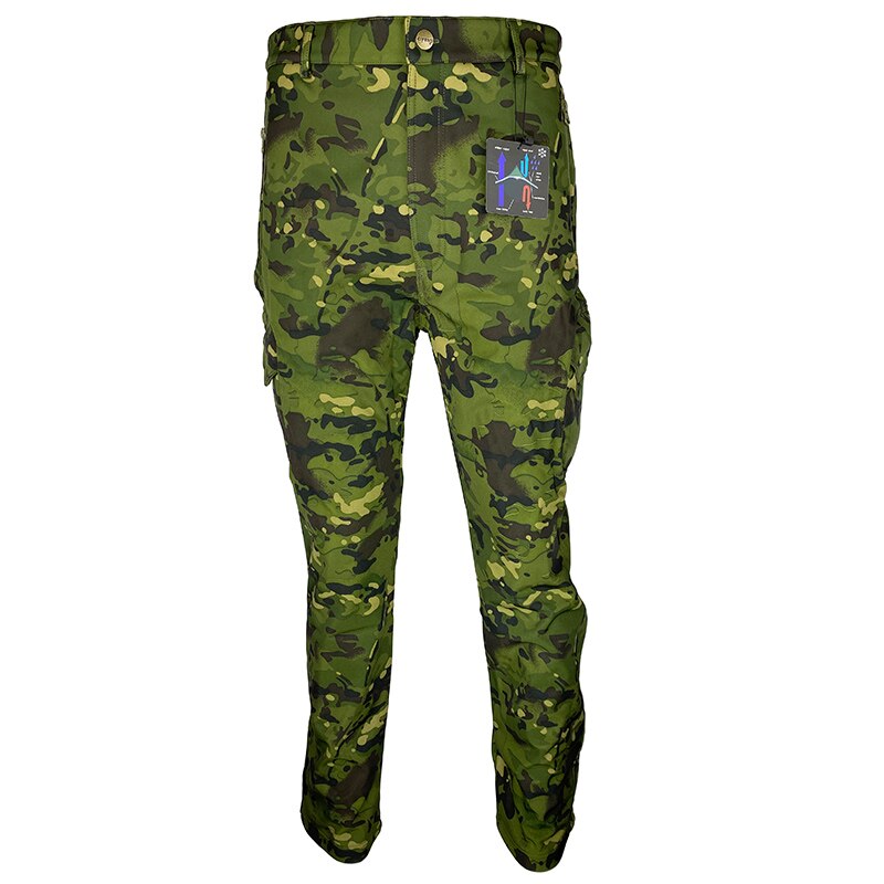 Mege Men Tactical Cargo Pants Camouflage Military Fleece Army