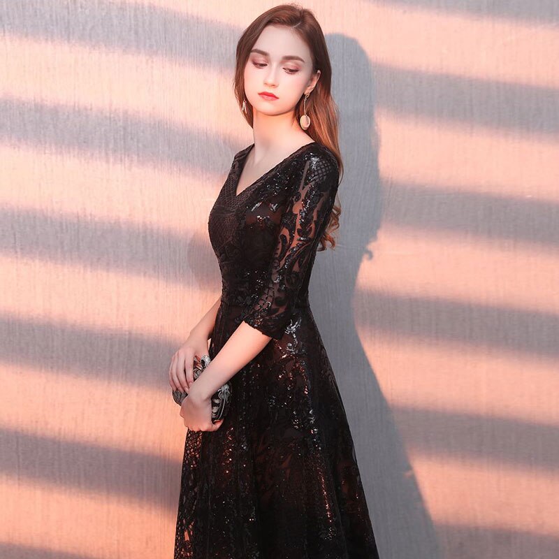 Homecoming Dresses: Sleeves bling Sequins Prom Party