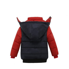 Winter Boys Fashion Children Down Jacket Hooded Long Thicken Outerwear