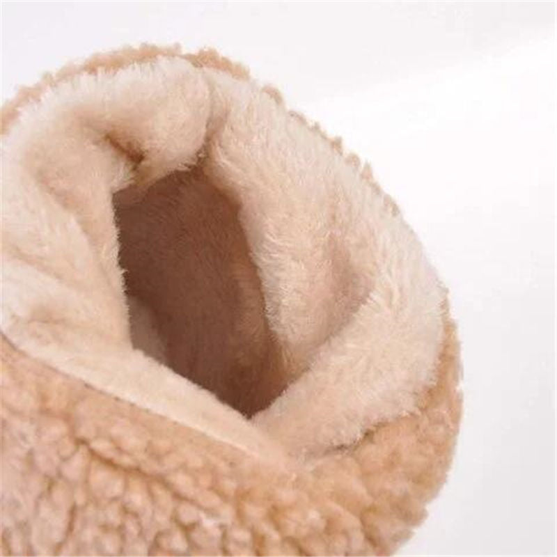 Women Winter Fur Warm Snow Boots Ladies Warm wool booties Ankle Boot