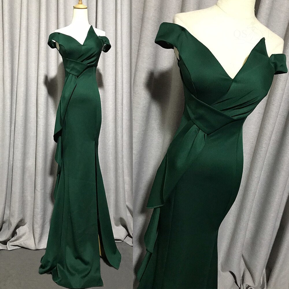 Evening wear Dresses: White Prom Dresses Stretch Sheath Evening Wedding Party