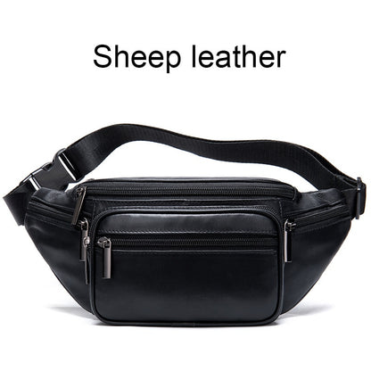 Genuine Leather Belt Bag Women's Waist Bags For Women Fanny Pack