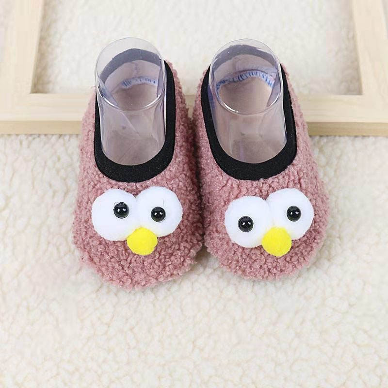 Winter Children Floor Shoes For Baby Slippers Infant Toddler Plush Warm
