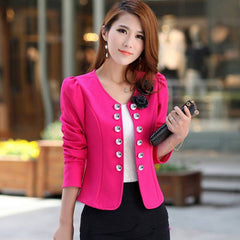 Spring Ol Summer Style Slim Female Short Woman Clothes Jackets Suits Outwear