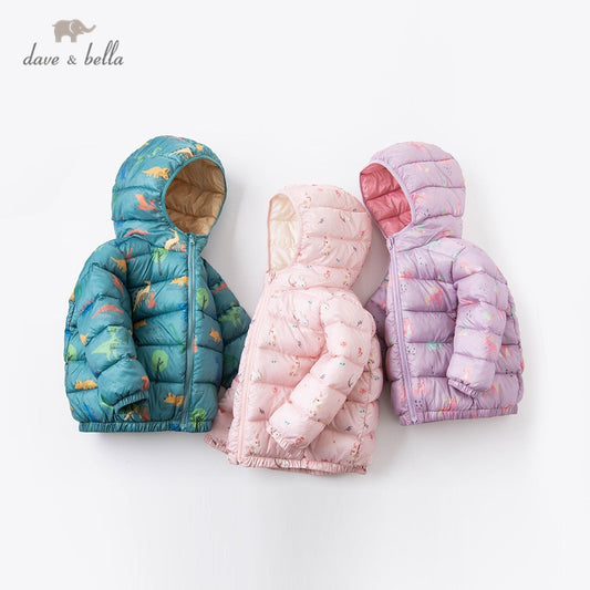 Winter Baby Unisex Fashion Cartoon Print Pockets Hooded