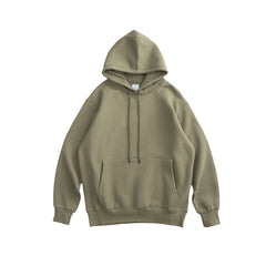 Winter Thick Fleece Lined Men&#39;s Hoodies Couple Oversized