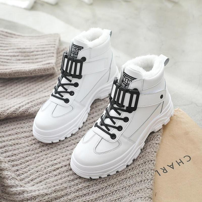 Women Winter Snow Boots Fashion Style High-top Shoes Casual