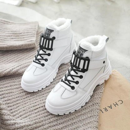 Women Winter Snow Boots Fashion Style High-top Shoes Casual