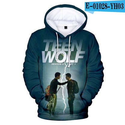 TV Series TEEN WOLF Hoodies Printed Sweatshirt Scott Mccall