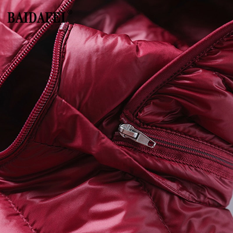 Women's Lightweight Water-Resistant Packable Puffer Coat