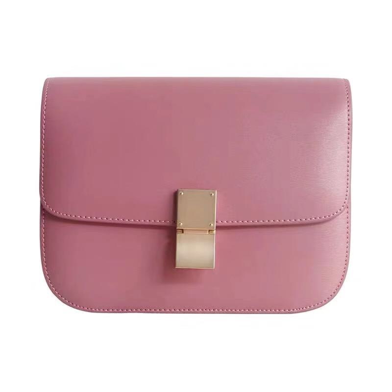 Genuine Leather Ladies Tofu Bag Luxury Design Handbag Purse Small