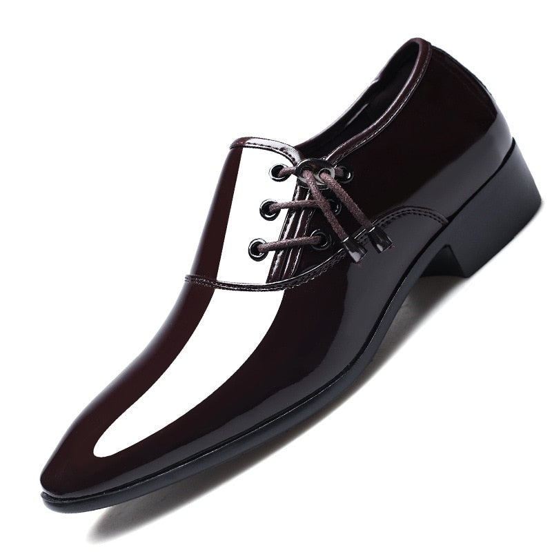 Mazefeng Men Dress Shoes Men Formal Shoes Leather Luxury Fashion
