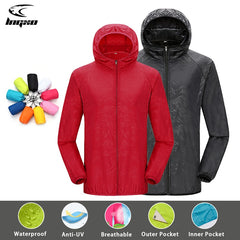 Waterproof Outdoor Sport Jacket Men Women Hiking Camping Trekking