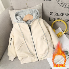 Fashion Autumn And Winter Child Coat Waterproof Baby Boys Leather Jackets