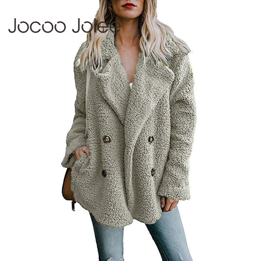 Stylish Faux Fur Coat for Women - Warm & Trendy Outerwear