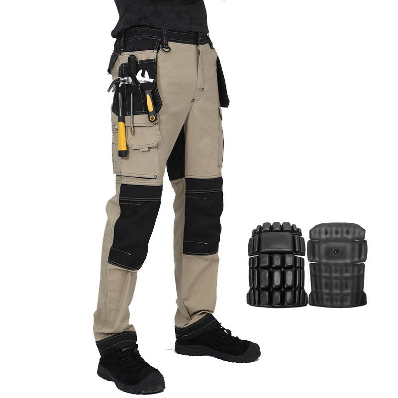Men Multi Functional Pants Breathable Autumn Safari Style Long Trousers