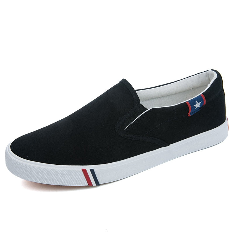 Mens Shoes Casual Canvas Spring Summer Slip-on Unisex Man Fashion Sneakers
