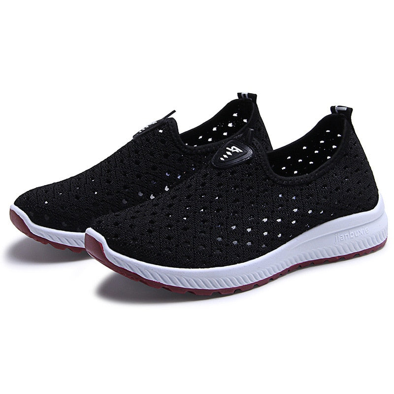 Summer Women's Sports shoes sneakers shoes fashion hollow out breathable leisure walk