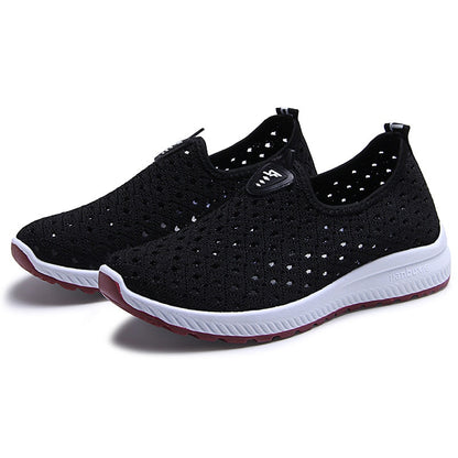 Summer Women's Sports shoes sneakers shoes fashion hollow out breathable leisure walk