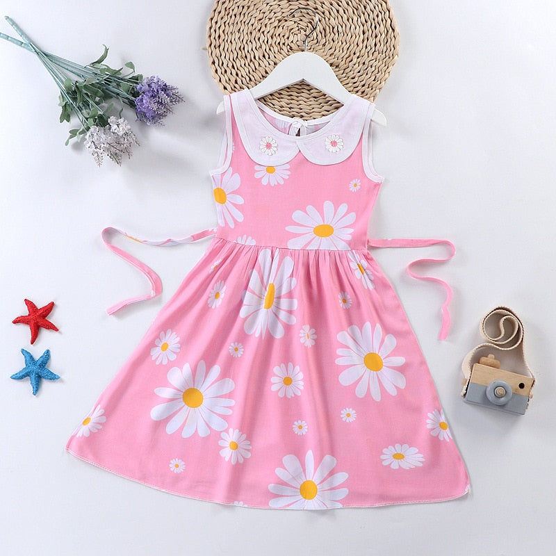 Super Affordable Promotional Clothes 3-10 Years Old Baby Girl Dress