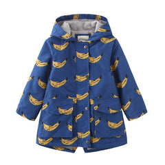 Children Boy Girl Trench Coat Quality Coat  Outerwear Spring Fall Cotton