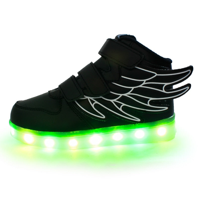 Children Glowing Sneakers Kid Luminous Sneakers for Boys