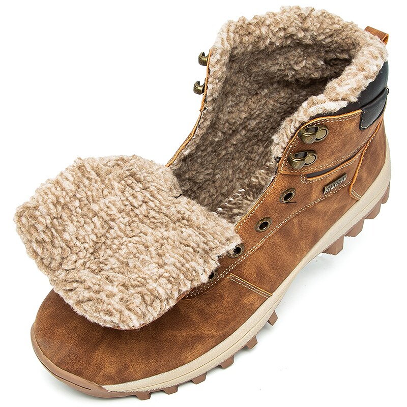 Men Boots Anti-Skidding Leather Shoes Men Popular Comfy Spring Men Shoes