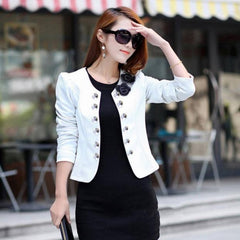 Spring Ol Summer Style Slim Female Short Woman Clothes Jackets Suits Outwear