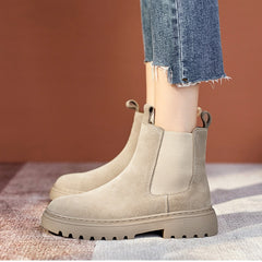 Chelsea Boots Chunky Boots Women Winter Shoes  Ankle Boots