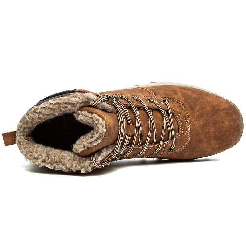 Men Boots Anti-Skidding Leather Shoes Men Popular Comfy Spring Men Shoes