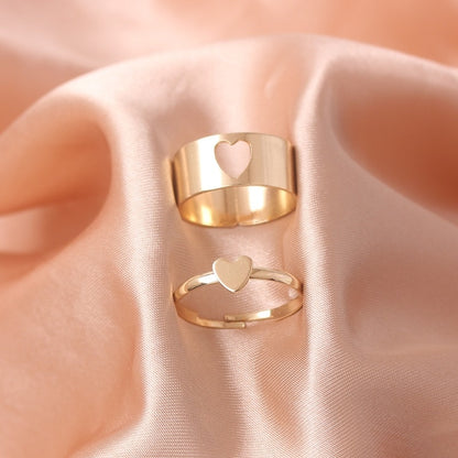 Silver Color Butterfly Rings For Women Men Lover Couple Ring Set Friendship